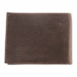 T.B. Phelps Bryce Bison Bi-Fold Wallet W/ Money Clip: Briar