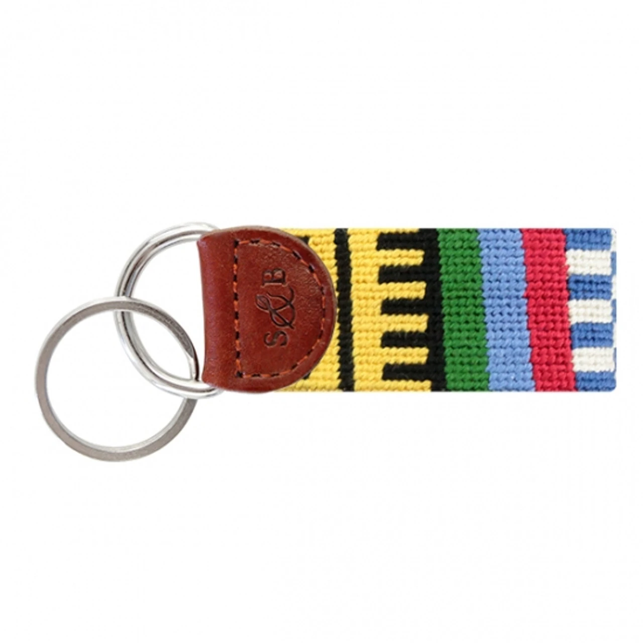 Smathers And Branson Key Fob - Mayan Pattern 3 Smathers And Branson Key Fob - Mayan Pattern