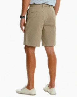 Southern Tide The New Channel Marker 9 Inch Short: Sandstone Khaki 8 Southern Tide The New Channel Marker 9 Inch Short: Sandstone Khaki -Fashion Clothing channel3 15691.1615219468