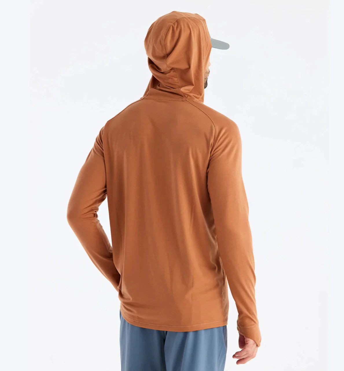 Free Fly Men's Clearwater Hoodie: Rust 5 Free Fly Men's Clearwater Hoodie: Rust - Image 3