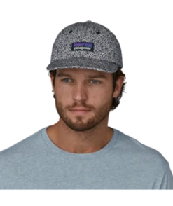 Patagonia P-6 Label Trad Cap: Wild Hex - Forge Grey