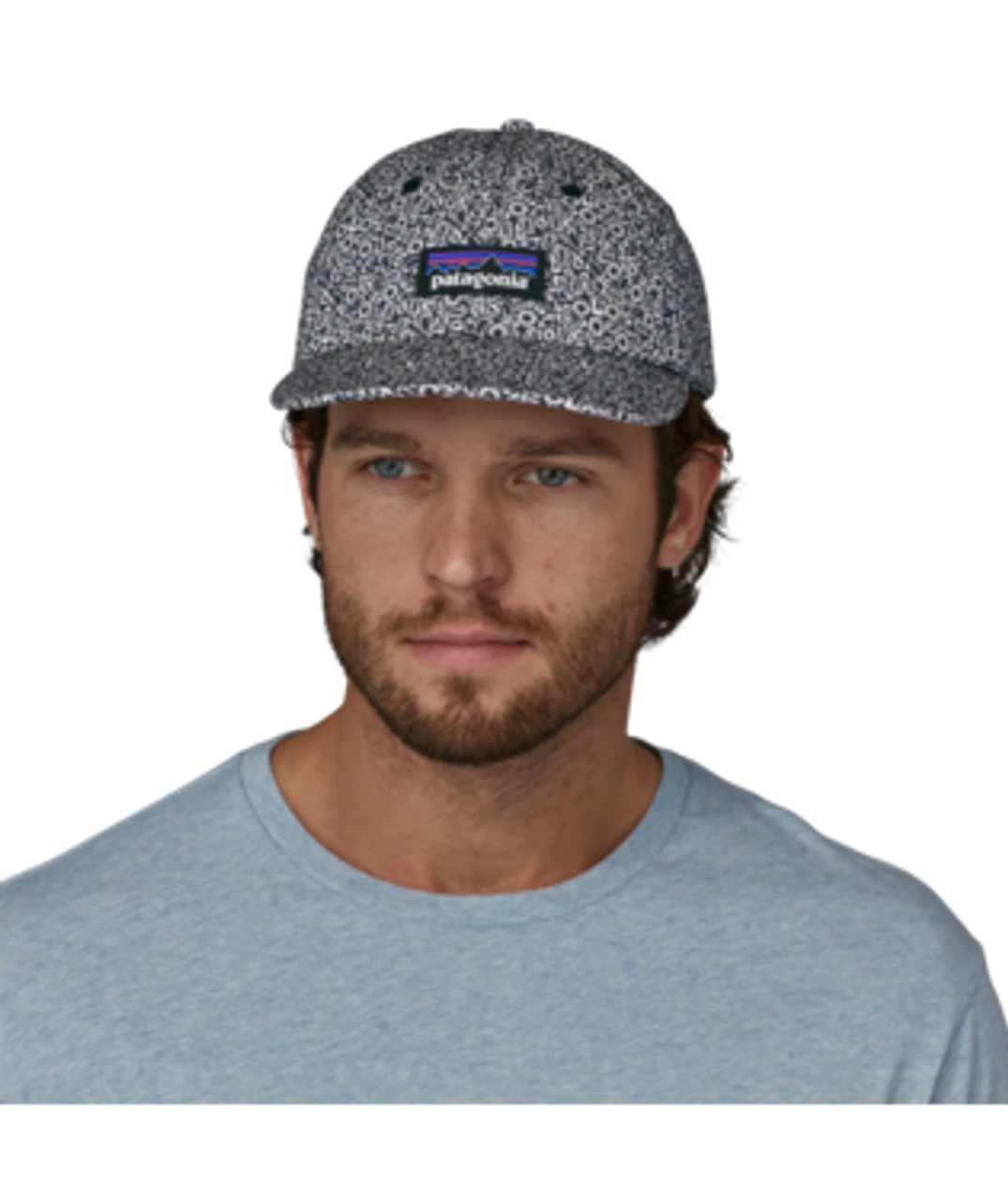 Patagonia P-6 Label Trad Cap: Wild Hex - Forge Grey 3 Patagonia P-6 Label Trad Cap: Wild Hex - Forge Grey