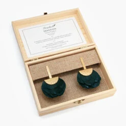 Brackish Feather Statement Earring: Devotion -Fashion Clothing devotion grecian feather statement earrings boxed 720x 66836.1669746592