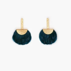 Brackish Feather Statement Earring: Devotion