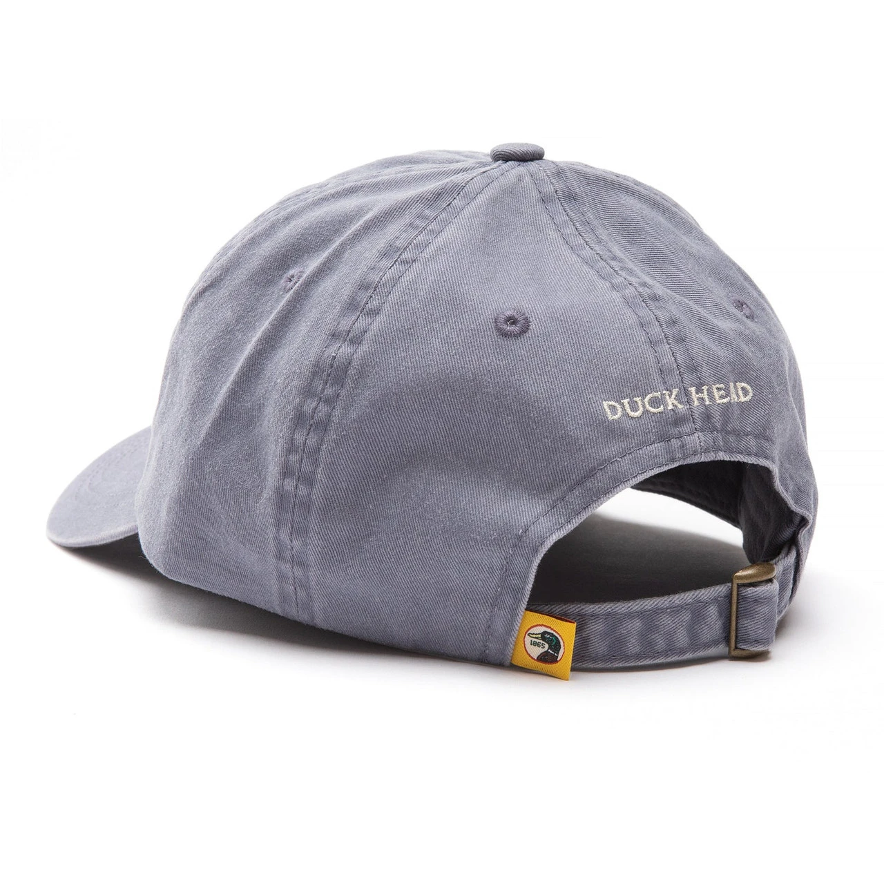 Duckhead Circle Patch Twill Hat: Washed Blue 4 Duckhead Circle Patch Twill Hat: Washed Blue - Image 2