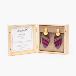 Brackish Encyclia Drop Earring -Fashion Clothing encyclia womens feather drop earrings boxed 720x 28698.1681316452