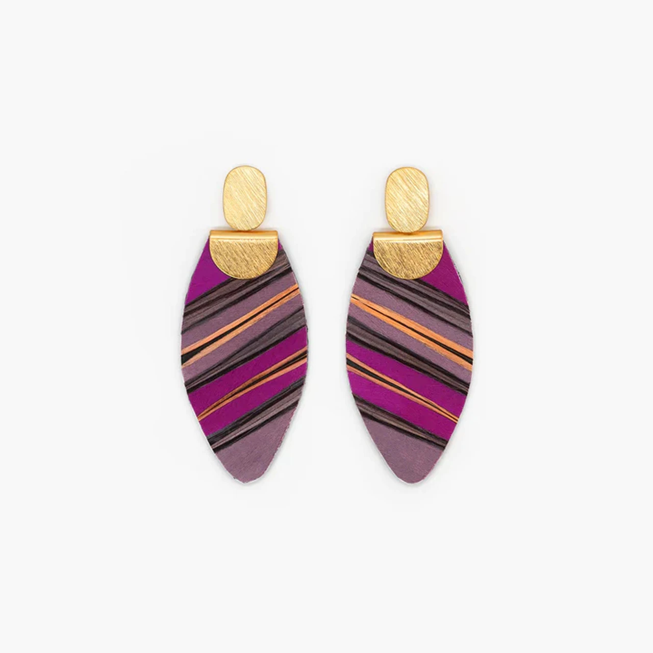 Brackish Encyclia Drop Earring