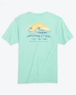 Southern Tide SJ Expeditions T-Shirt: Baltic Teal