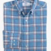 Southern Tide Headland Bayfront Plaid Long Sleeve Button Down Sport Shirt: Boat Blue 2 Southern Tide Headland Bayfront Plaid Long Sleeve Button Down Sport Shirt: Boat Blue -Fashion Clothing headland bayfront plaid long sleeve buttom down sport shirt boat blue folded 10103 720x 26352.1683054644