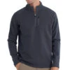 Free Fly Men's Bamboo Heritage Fleece Quarter Zip: Graphite -Fashion Clothing heritage fleece quarter zip graphite men top 1 600x 91147.1662059856