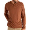Free Fly Men's Bamboo Heritage Henley: Desert Sand Red -Fashion Clothing heritage henley desert sand red men top 1 600x 37631.1661205529