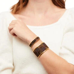 Brackish Wide Cuff: Knock Out 13 Brackish Wide Cuff: Knock Out -Fashion Clothing knock out feather wide cuff lifestyle 3 720x 07928.1666881912