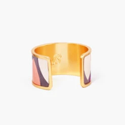 Brackish Wide Cuff: Ludisia -Fashion Clothing ludisia womens wide feather cuff bracelet back 720x 42805.1681315766