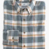 Southern Tide Milton Plaid Intercoastal Flannel Sport Shirt: Heather Dark Denim -Fashion Clothing milton plaid intercoastal flannel sport shirt heather dark denim fold 9499 540x 64726.1663793460