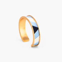 Brackish Thin Cuff: Mims -Fashion Clothing mims womens feather thin cuff bracelet standing 720x 70774.1684187266