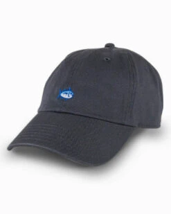 Southern Tide Mini SJ Leather Strap Hat: Charcoal