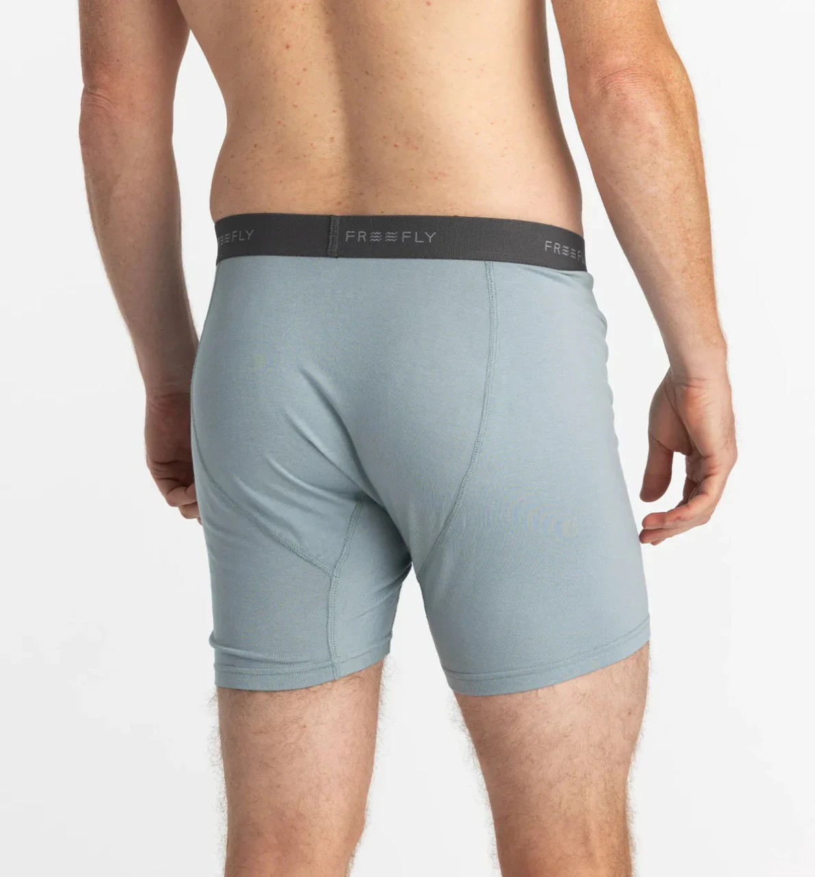 Free Fly Men's Bamboo Motion Boxer Brief: Ocean Mist 3 Free Fly Men's Bamboo Motion Boxer Brief: Ocean Mist