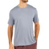 Free Fly Men's Bamboo Motion Tee: Slate -Fashion Clothing motion tee slate men top 1 600x 67926.1649268162
