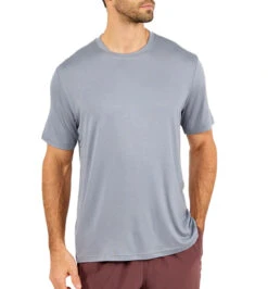 Free Fly Men's Bamboo Motion Tee: Slate