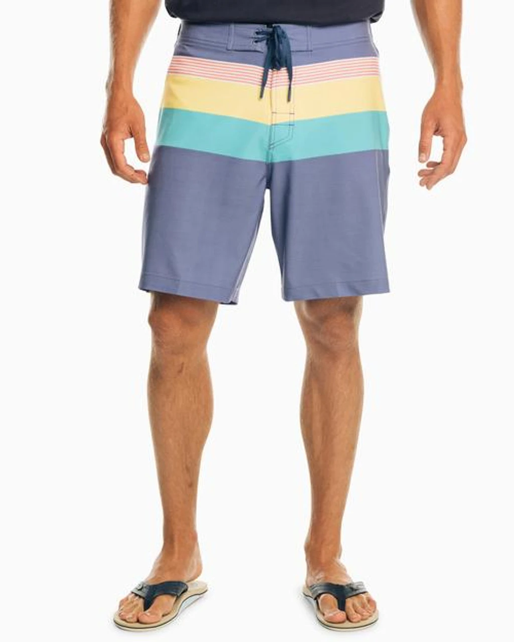 Southern Tide Pivot Stripe Swim Trunk - Seven Seas Blue 3 Southern Tide Pivot Stripe Swim Trunk - Seven Seas Blue