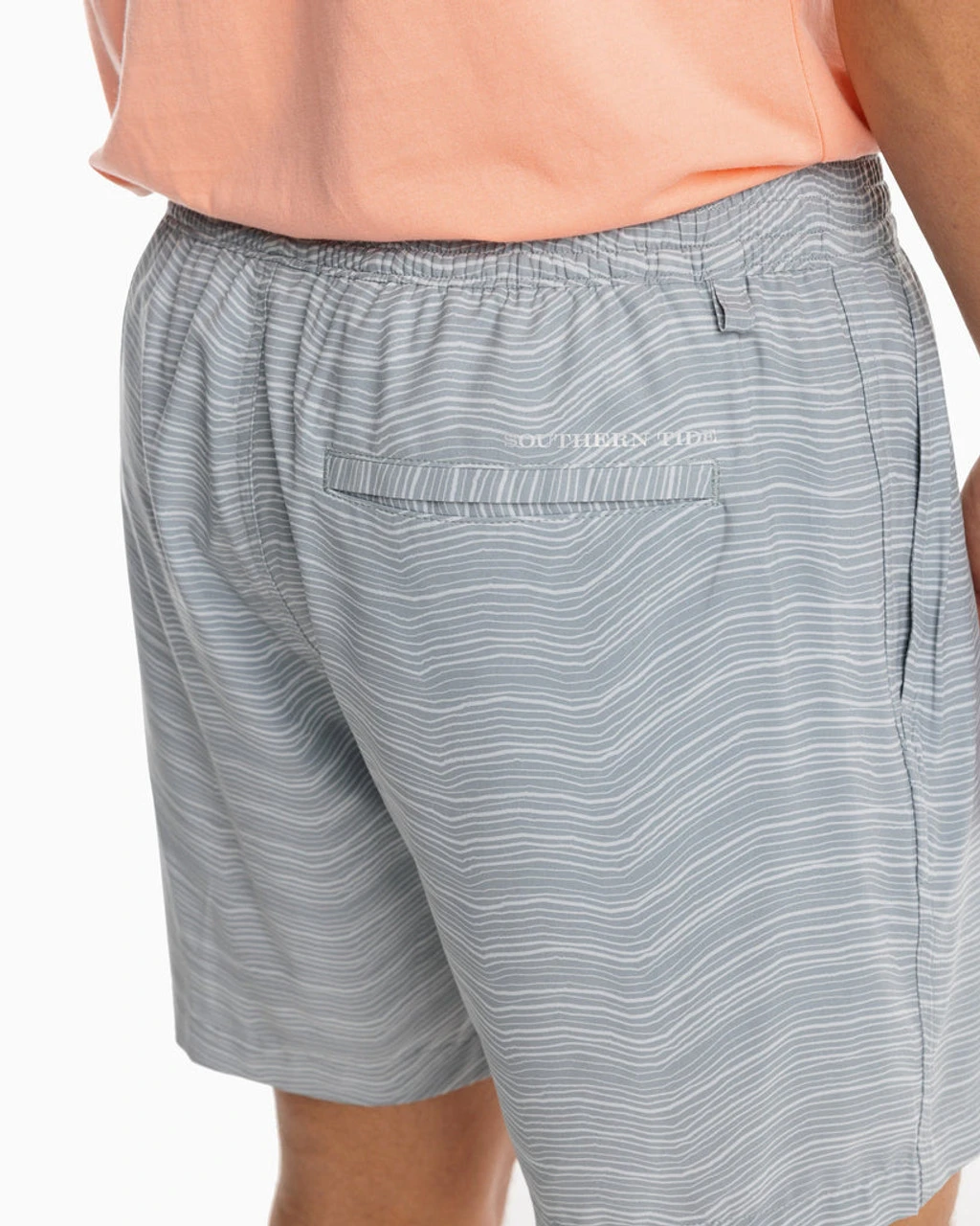 Southern Tide Rip Channel Roswell 6in Performance Short: Steel Grey 5 Southern Tide Rip Channel Roswell 6in Performance Short: Steel Grey - Image 3