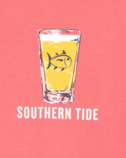 Southern Tide Skipjack's Dive Bar T-Shirt: Rouge Red -Fashion Clothing skipjacks dive bar t shirt rouge red pocket 9010 1024x1024 06629.1652802926