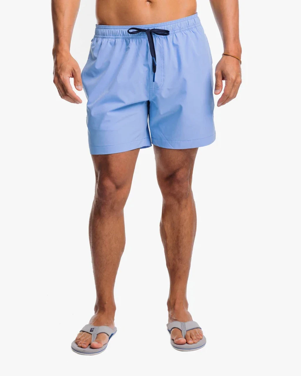 Southern Tide Solid Swim Trunk: Ocean Channel 3 Southern Tide Solid Swim Trunk: Ocean Channel
