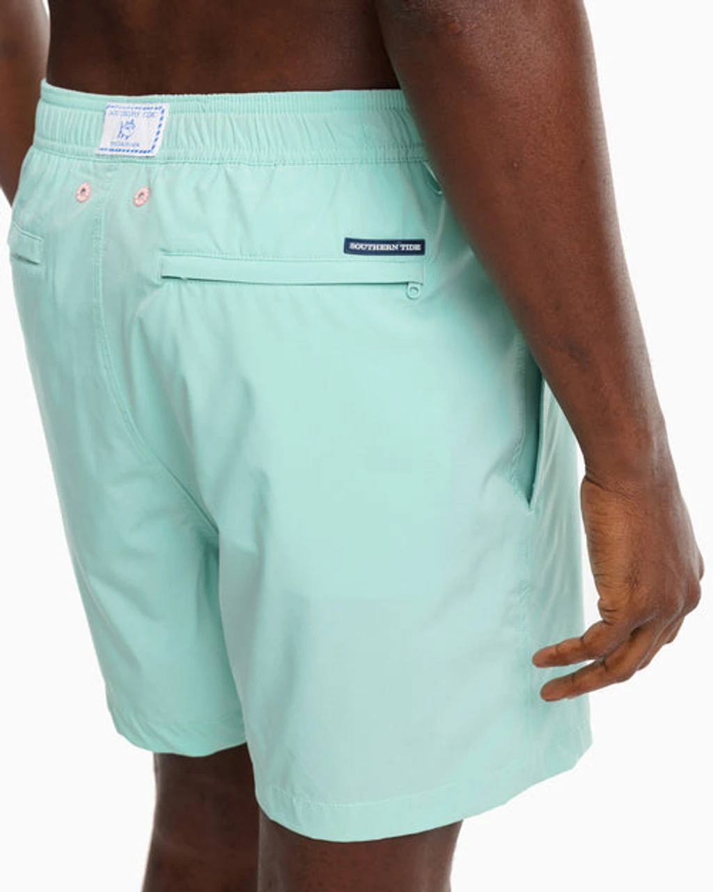 Southern Tide Solid Swim Trunk: Isle Of Pines 5 Southern Tide Solid Swim Trunk: Isle Of Pines - Image 3