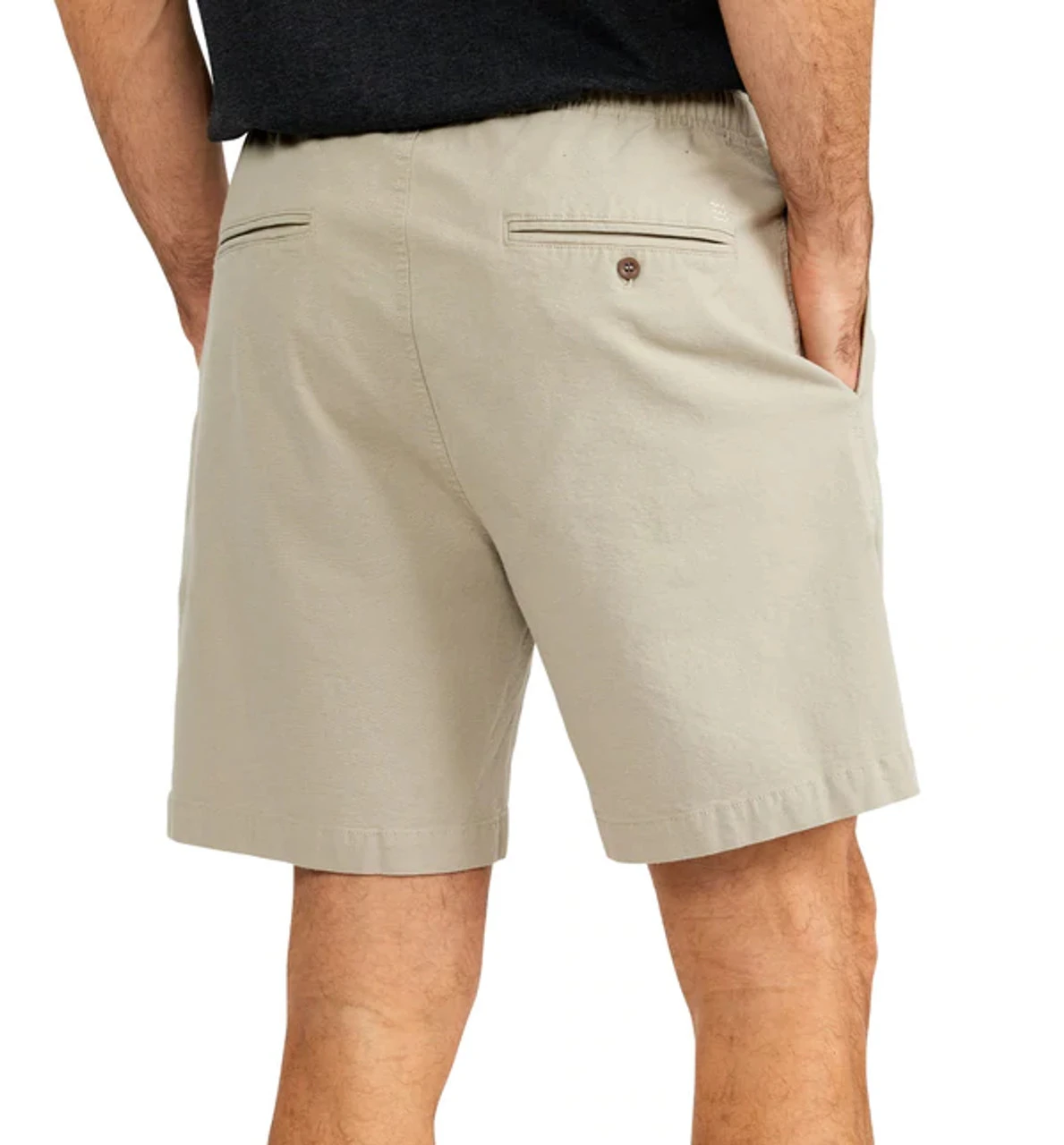 Free Fly Men's Stretch Canvas Short - 7": Stone Khaki 4 Free Fly Men's Stretch Canvas Short - 7": Stone Khaki - Image 2