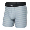 Saxx DropTemp™ Cooling Mesh Boxer Brief / Mid Grey Heather