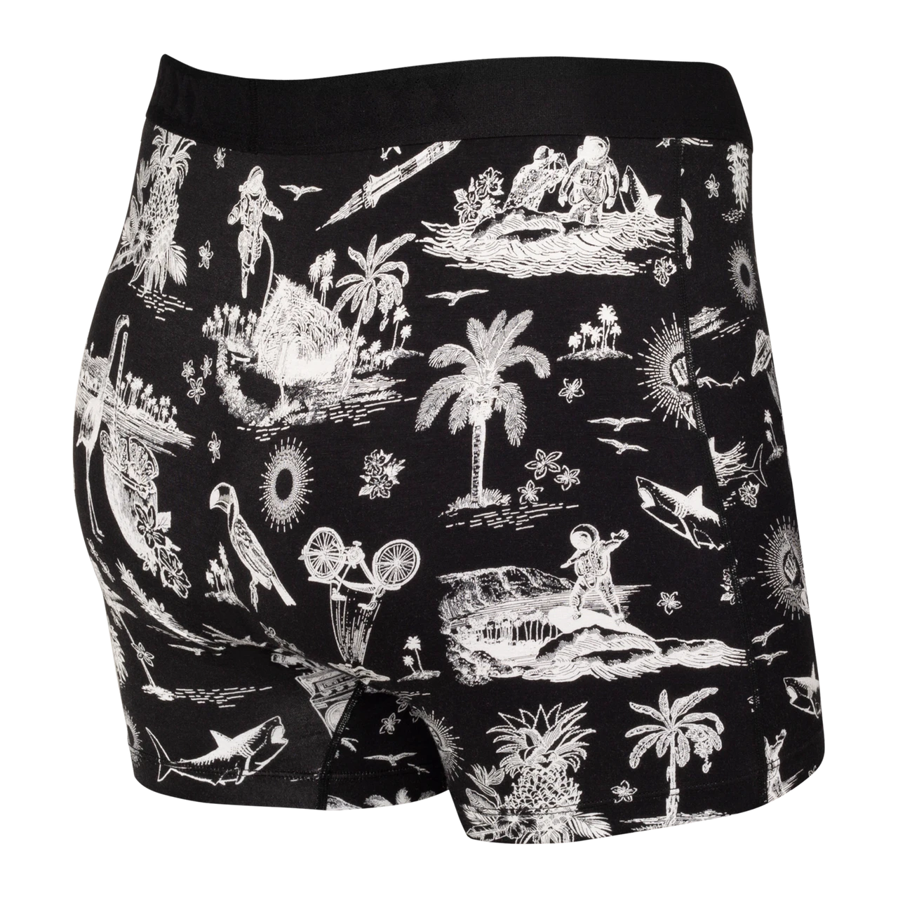 Saxx Ultra Boxer Brief - Black Astro Surf And Turf 4 Saxx Ultra Boxer Brief - Black Astro Surf And Turf - Image 2