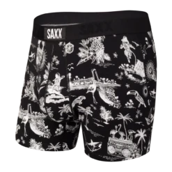 Saxx Ultra Boxer Brief - Black Astro Surf And Turf