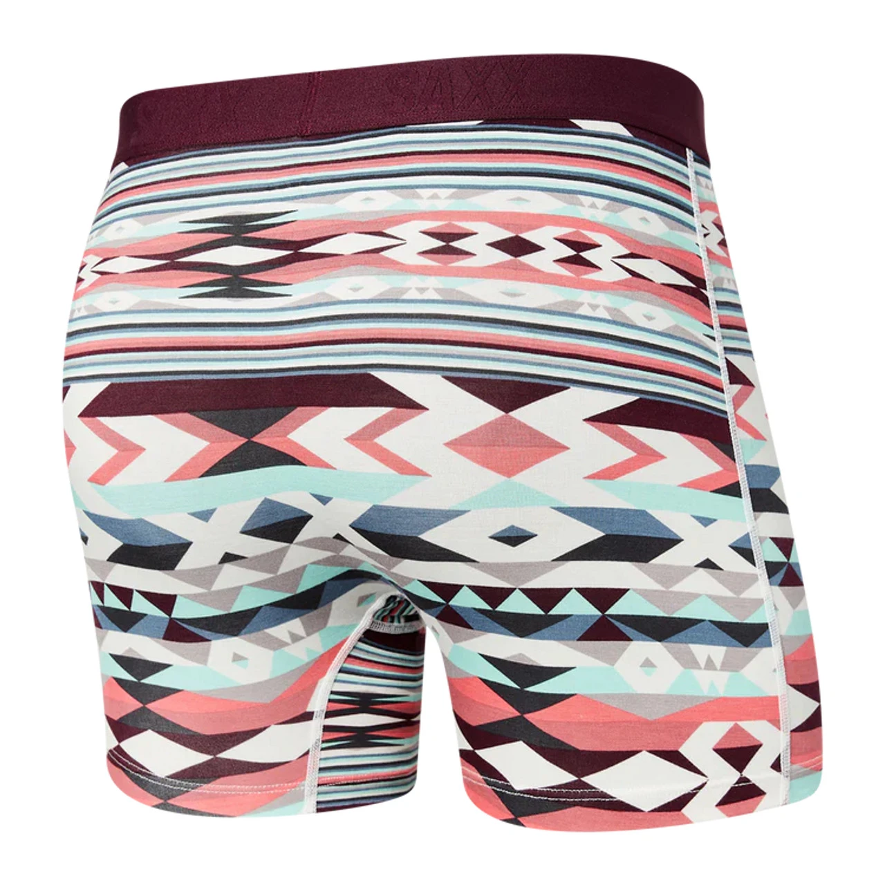 Saxx Vibe Super Soft Jersey Boxer Brief: Park Lodge Geo - Multi 4 Saxx Vibe Super Soft Jersey Boxer Brief: Park Lodge Geo - Multi - Image 2