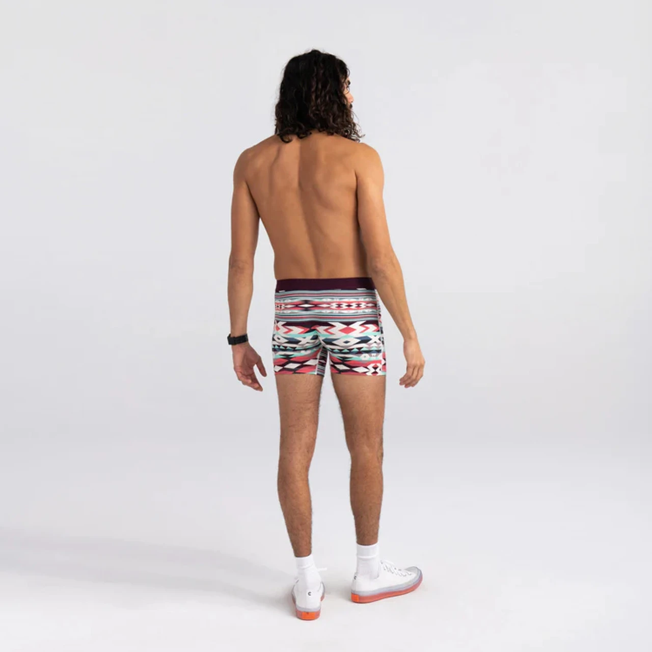 Saxx Vibe Super Soft Jersey Boxer Brief: Park Lodge Geo - Multi 6 Saxx Vibe Super Soft Jersey Boxer Brief: Park Lodge Geo - Multi - Image 4