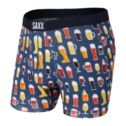 Saxx Vibe Super Soft Jersey Boxer Brief - Dk Denim Pitcher Perfect