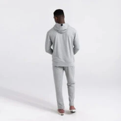 Saxx 3 Six Five Hoodie: Ash Grey Heather -Fashion Clothing sxlh37 agh sxlp37b agh 2body b fa22 18406.1666896331