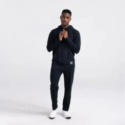 Saxx 3 Six Five Hoodie: Black 8 Saxx 3 Six Five Hoodie: Black -Fashion Clothing sxlh37 blk sxlp37b blk 2body f fa22 39831.1666896644