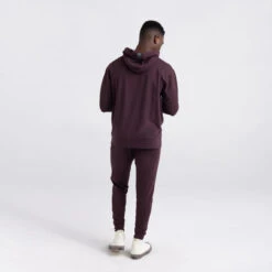 Saxx 3 Six Five Hoodie: Fudge -Fashion Clothing sxlh37 fud sxlp37 fud 2body b fa22 37903.1666896963