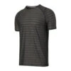 Saxx Hot Shot Short Sleeve Crew: Black Heather -Fashion Clothing sxsc09c blh 1form f sp22 97171.1657909186