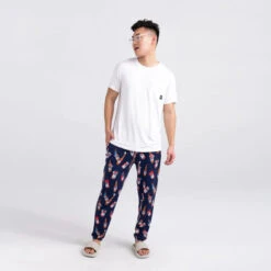Saxx 3 Snooze Pant: Bud Winter Gear - Navy 8 Saxx 3 Snooze Pant: Bud Winter Gear - Navy -Fashion Clothing sxsc32 whi sxlp33 bwn 2body f fa22 46378.1666898159