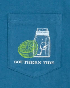 Southern Tide Tap Schematic T-Shirt: Atlantic Blue -Fashion Clothing tap schematic t shirt atlantic blue detail 9794 720x 23265.1678125968