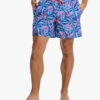 Southern Tide Tropical Blooms Printed Swim Trunk: Aged Denim 1 Southern Tide Tropical Blooms Printed Swim Trunk: Aged Denim -Fashion Clothing tropical blooms printed swim trunk aged denim front 9900 540x 59521.1677950936