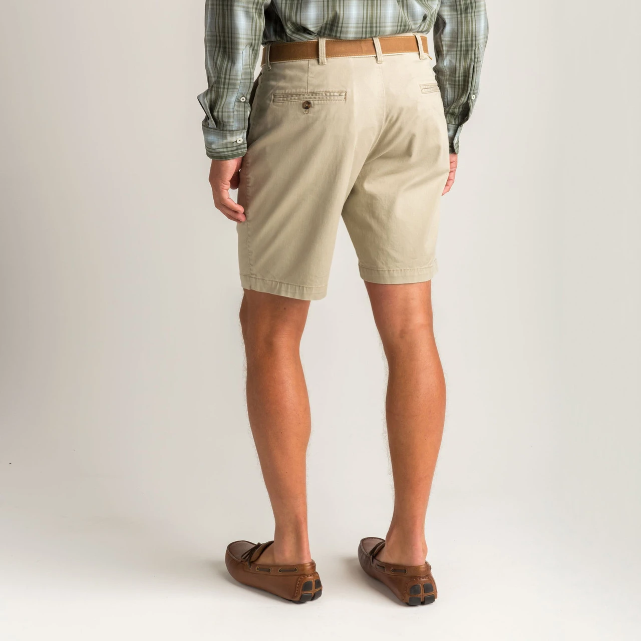 Duckhead 9" Gold School Chino Short - Khaki 4 Duckhead 9" Gold School Chino Short - Khaki - Image 2