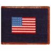 Smathers And Branson American Flag Needlepoint Bi-fold Wallet -Fashion Clothing usa wallet 45076.1396295278