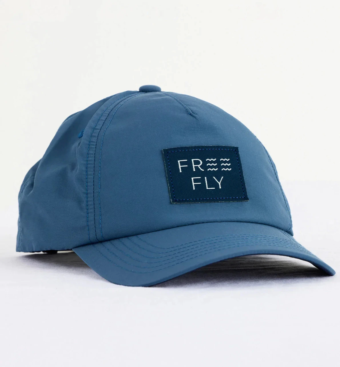 Free Fly Wave 5-Panel Hat: Shadow Blue