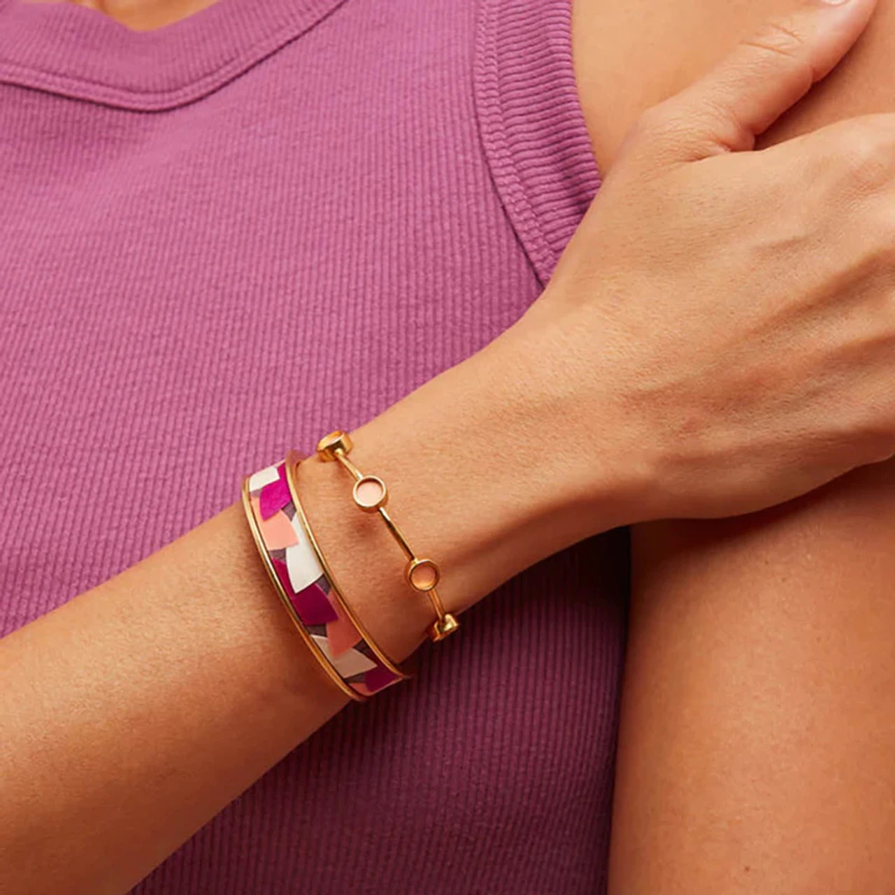 Brackish Multi Bezel Cuff: Zygo 8 Brackish Multi Bezel Cuff: Zygo - Image 6